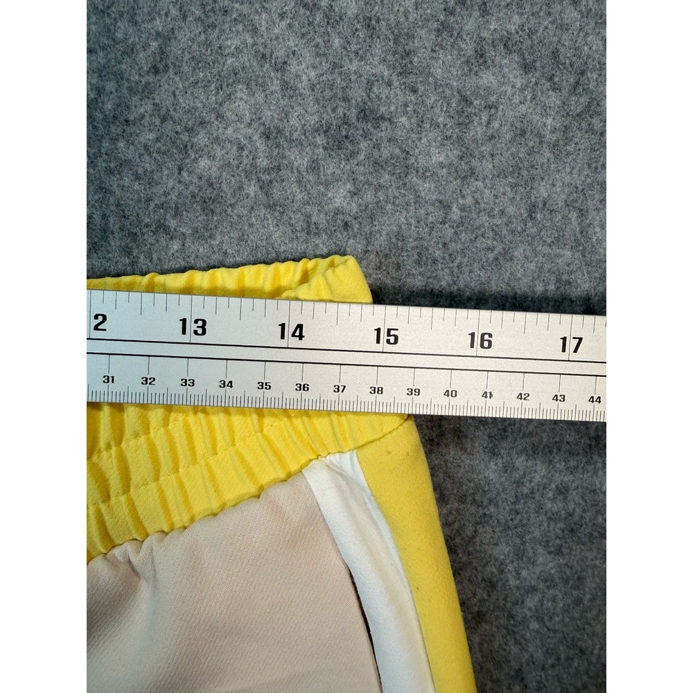 Zara Womens Jogger Pants Tan Yellow Side Stripe Elastic Waist Size M - Picture 4 of 8